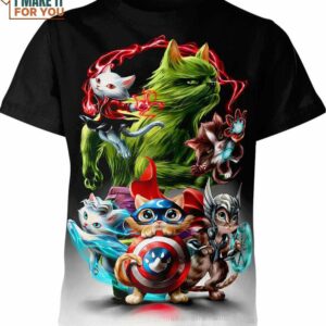 Cat Avengers Marvel Marvel Comics Shirt, Marvel Gifts For Adults