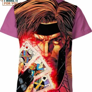 Gambit Men Marvel Comics Shirt, Best Marvel Gifts