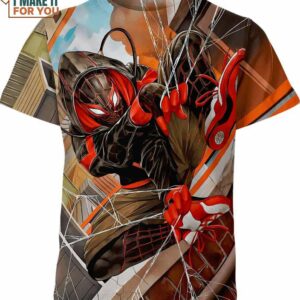 Miles Morales In Spider Man Universe Marvel Comics Shirt, Vintage Marvel Shirts