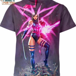 Psylocke Betsy Braddock Marvel Comics Shirt, Marvel Comics T-Shirts