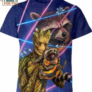 Rocket Raccoon Groot Marvel Comics Shirt, Marvel Comics Shirt