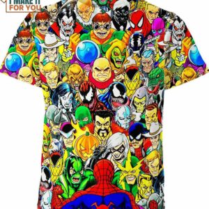 Spider Man Marvel Comics Shirt, Marvel Clothing For Men