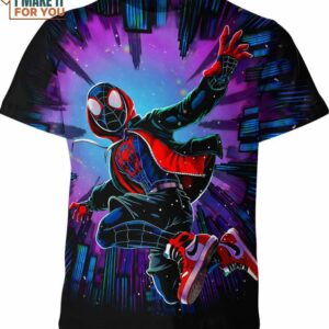 Spider Man Miles Morales Marvel Comics Shirt, Marvel Character Shirts