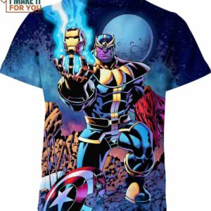 Thanos Marvel Comics Shirt, Marvel Character T-Shirts