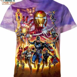 Avengers Marvel Comics Shirt, Marvel Gifts For Men