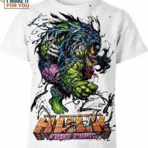 Hulk Venom Marvel Comics Shirt, Gifts For Marvel Lovers