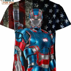 Iron Patriot Iron Man Marvel Comics Shirt, Marvel Shirts Mens