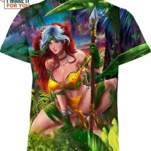 Rogue Marvel Comics Shirt, Marvel All Over Print Shirt