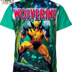 Wolverine Men Marvel Comics Shirt, Marvel Gifts For Adults