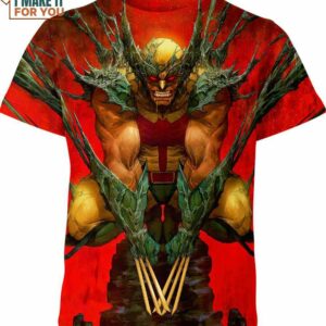 Wolverine Men Marvel Comics Shirt, Marvel Present for Fans