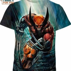 Wolverine X Men Marvel Comics Shirt, Cool Marvel Gifts