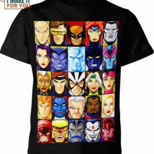 X Men Characters Marvel Comics Shirt, Unique Marvel Gifts
