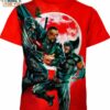 Blade Vampire Vs Wolverine Men Marvel Comics Shirt, Marvel Super Heroes Gifts