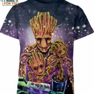 Groot Marvel Comics Shirt, Gifts For Marvel Lovers