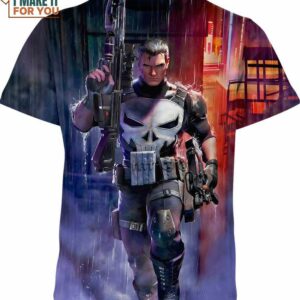 Punisher Marvel Comics Shirt, Marvel Comics T-Shirts