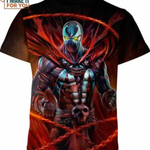 Spawn Comics Shirt, Mens Superhero Shirts