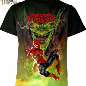 Spider Man Green Goblin Marvel Comics Shirt, Marvel Character T-Shirts