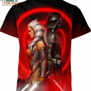 Ahsoka Tano Darth Vader Star Wars Marvel Comics Shirt, Marvel Gifts For Men