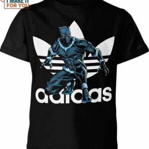 Black Panther Adidas Shirt, Marvel Gift Ideas