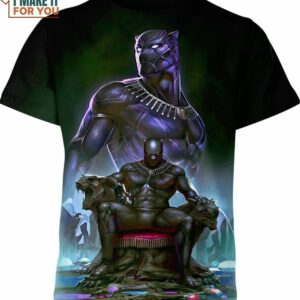 Black Panther Marvel Comics Shirt, Cool Marvel Gifts