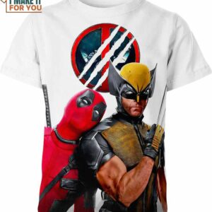 Deadpool Wolverine Marvel Comics Shirt, Marvel Shirts Mens