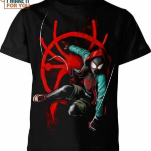 Miles Morales In Spider Man Universe Marvel Comics Shirt, Mens Superhero Shirts