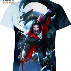 Morbius Marvel Comics Shirt, Mens Superhero T-Shirts