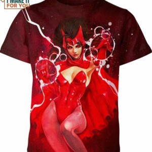Wanda Maximoff Scarlet Witch Marvel Comics Shirt, Marvel T-Shirts For Ladies