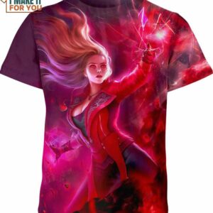 Wanda Maximoff Scarlet Witch Marvel Comics Shirt, Marvel T-Shirts For Women
