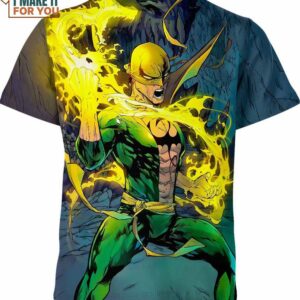 Iron Fist Marvel Comics Shirt, Marvel Gifts For Men