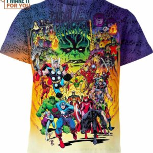 Marvel Avengers Marvel Comics Shirt, Cool Marvel Gifts