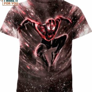 Marvel Spider Man Miles Morales Shirt, Marvel Gifts For Him