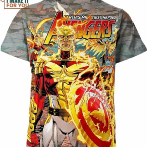 New Avengers Phoenix Marvel Comics Shirt, Marvel Themed Gifts
