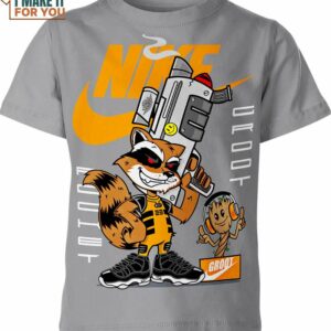 Rocket Raccon Groot Nike Marvel Comics Shirt, Cool Marvel Shirts