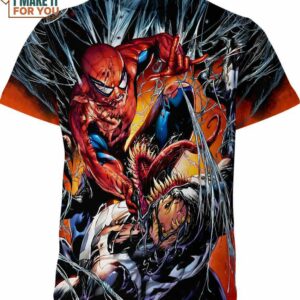 Spider Man Venomverse Symbiote Marvel Comics Shirt, Marvel Themed Gifts