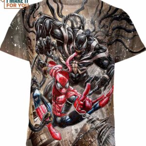 Spidey Venomverse Symbiote Marvel Comics Shirt, Gifts For Marvel Lovers