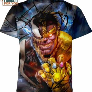 Thanos Venomverse Symbiote Marvel Comics Shirt, Marvel Shirts Mens