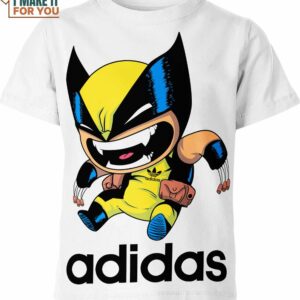 Wolverine Adidas Marvel Comics Shirt, Cool Marvel Gifts