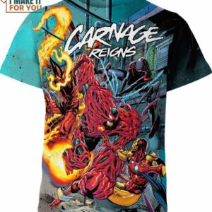 Absolute Carnage Reigns Alpha Marvel Shirt, Marvel Gifts For Men