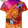 Cosmic Ghost Rider Marvel Comics Shirt, Marvel Logo Shirt