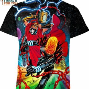 Thor Cosmic Ghost Rider Marvel Comics Shirt, Marvel Superhero T-Shirts Adults