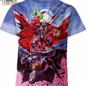 Batman And Spawn Marvel Shirt, Marvel Birthday Gifts