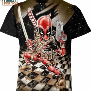 Chibi Deadpool Marvel Shirt, Marvel Clothing For Men