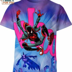 Spider Man Into The Spider Verse Marvel Comics Shirt, Gifts For Marvel Lovers