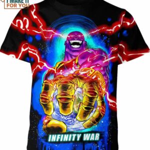 Thanos Marvel Comics Shirt, Mens Superhero Shirts