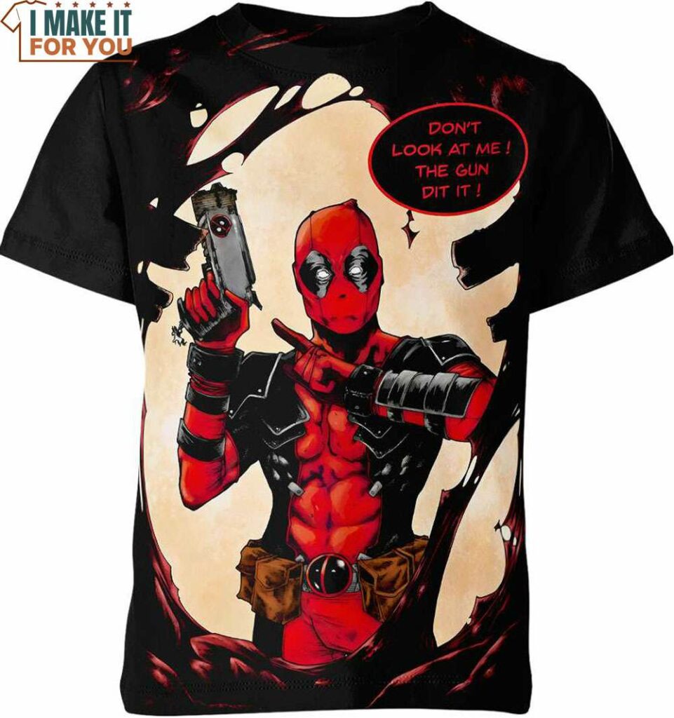 Deadpool Marvel Comics Shirt, Marvel Gifts For Him