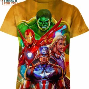 The Avengers Marvel Comics Shirt, Best Marvel Gifts
