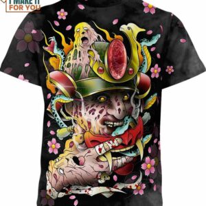 Freddy Krueger A Nightmare On Elm Street Shirt, Men’s Halloween Horror Costumes