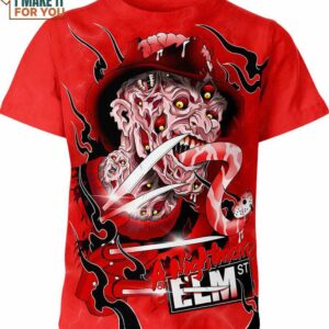 Freddy Krueger A Nightmare On Elm Street Shirt, Unique Horror Halloween Costumes