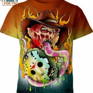 Freddy Krueger Jason Voorhees Shirt, Ghoulish Halloween Outfits